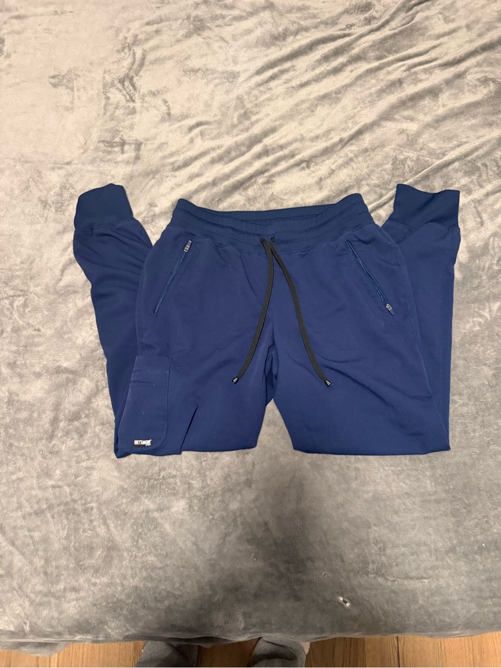 Greys Anatomy Navy Blue Scrub Pants